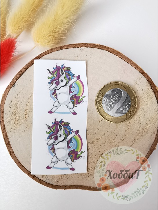 Термонаклейки цветные для бантиков №90, 1 пара